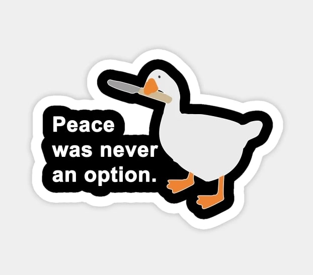 Peace Was Never An Option